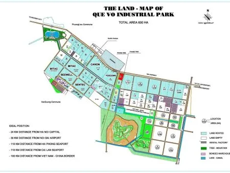 Industrial Park Khu Cong Nghiep Que Vo 1 Bac Ninh