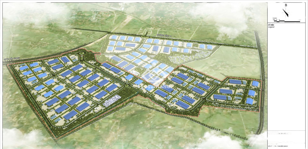 Đất trong KCN Tân Hưng Bắc Giang