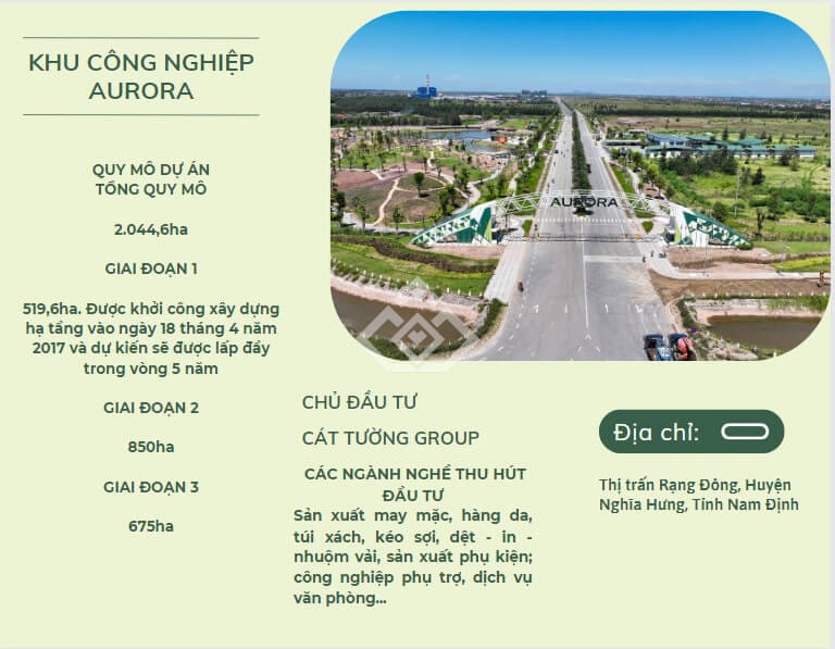 Khu công nghiệp Aurora Rạng Đông