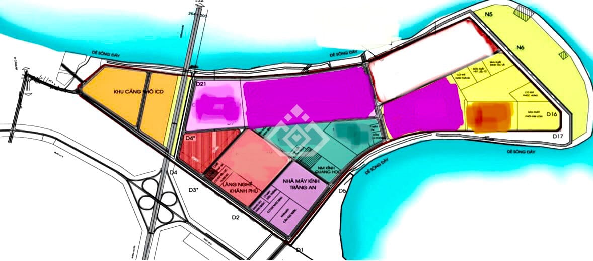lô đất 3ha trong KCN Khánh Phú Ninh Bình