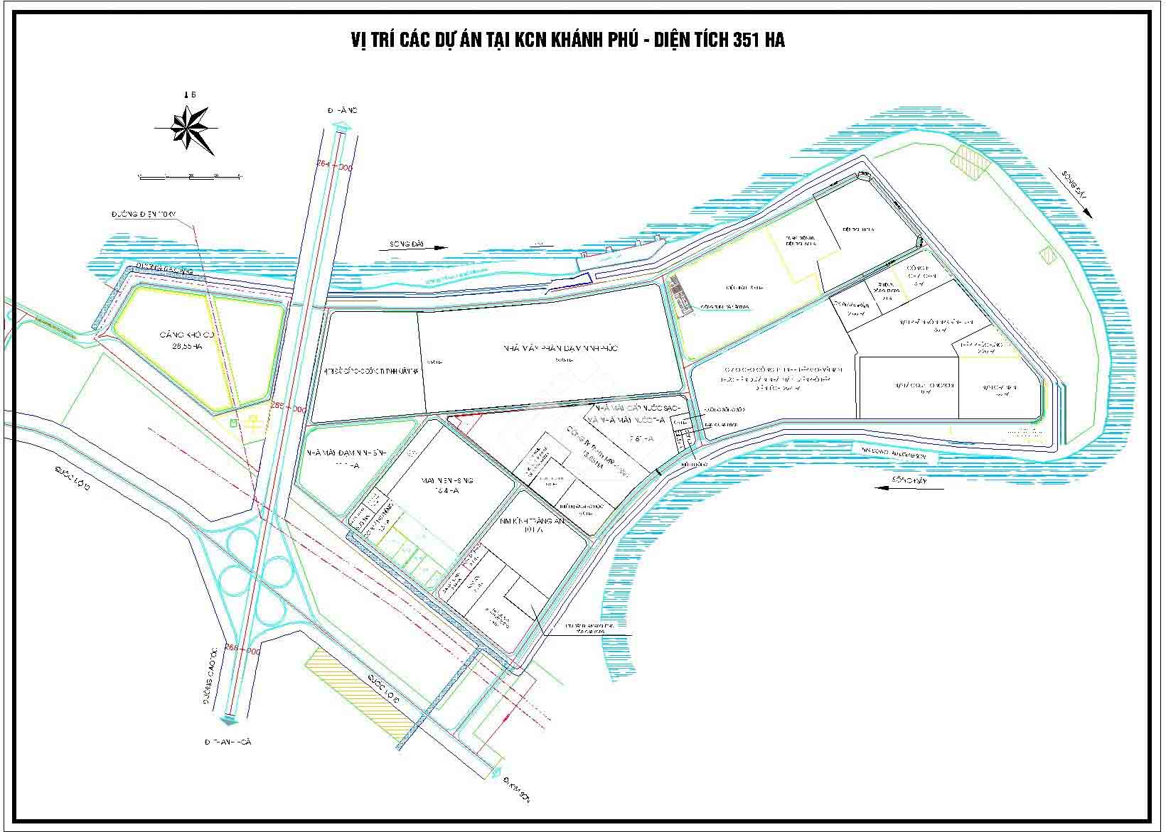 lô đất 3ha trong KCN Khánh Phú Ninh Bình