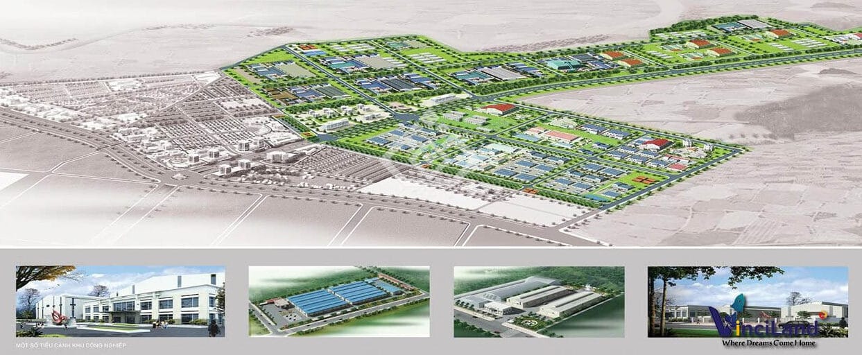 Đất trong khu công nghiệp Bình Xuyên